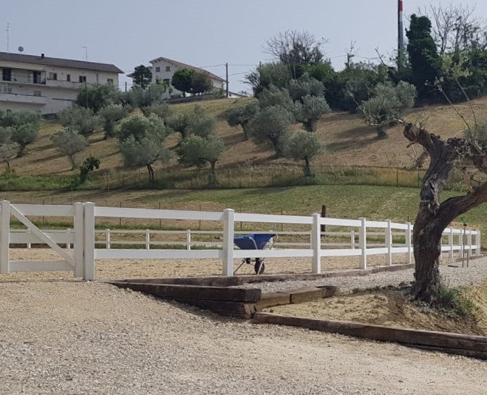 Safe fencing for modern riding arenas