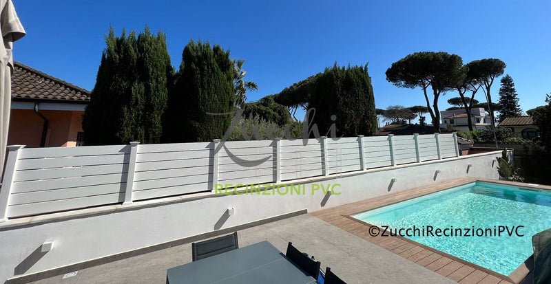 Horizontal Slat PVC Fencing: The Best for Your Pool