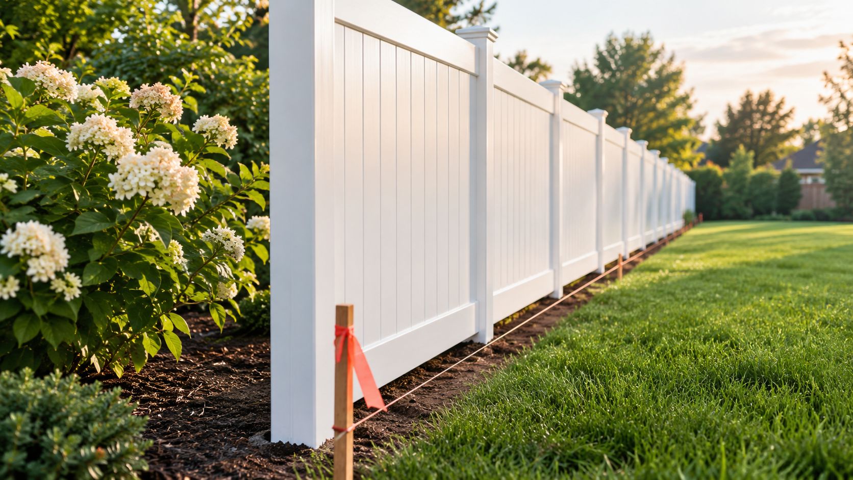 Recinzioni di confine in PVC