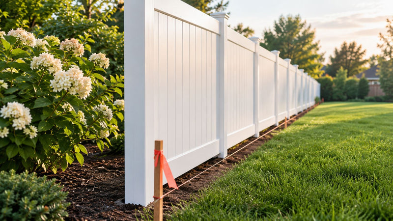 Recinzioni di confine in PVC