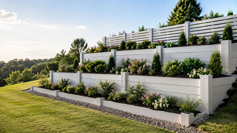 Terrazzamenti per giardini in PVC: guida completa 2026