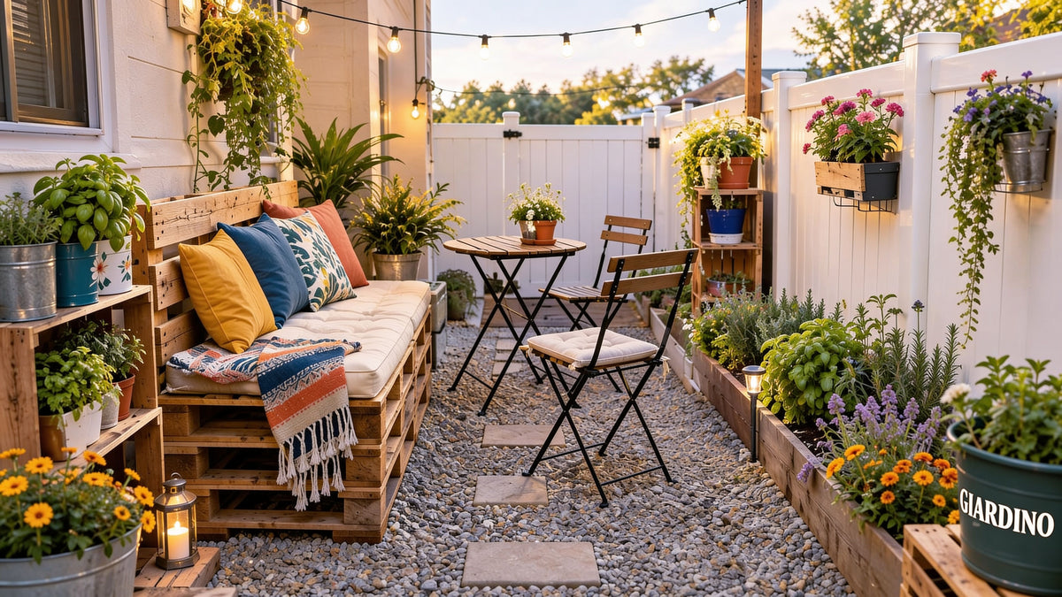 Come arredare un giardino spendendo poco