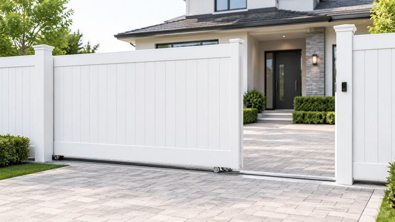 Cancello a scorrimento in PVC: guida completa e costi