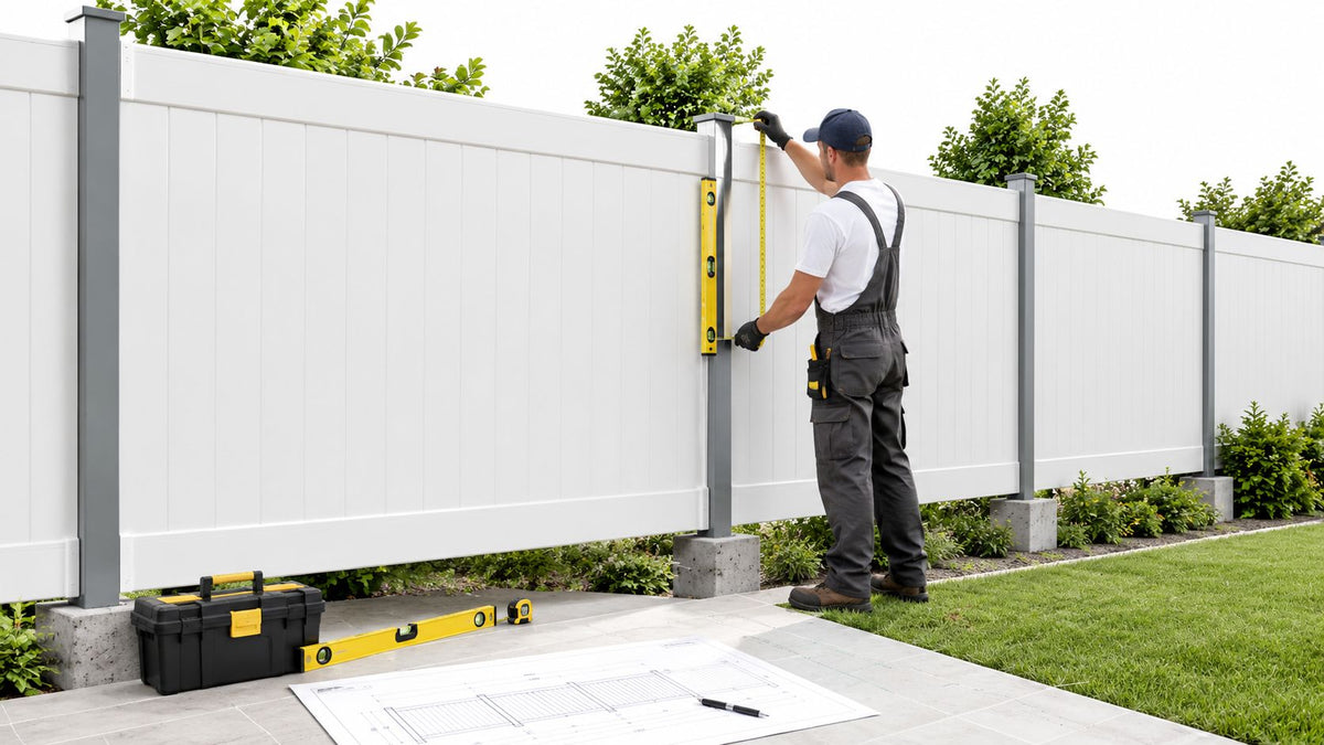 Recinzione alta 3 metri in PVC: norme e soluzioni