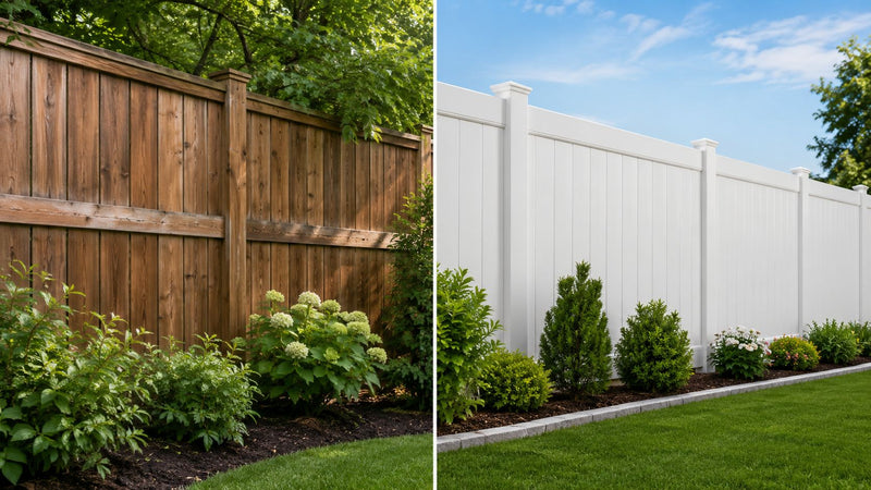 Recinzione in legno o PVC: quale scegliere per il giardino